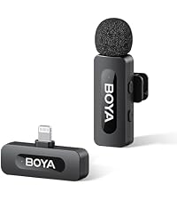 Amazon.co.jp: BOYA BY-V1 V2.0 ワイヤレスマイク ピンマイク iPhone